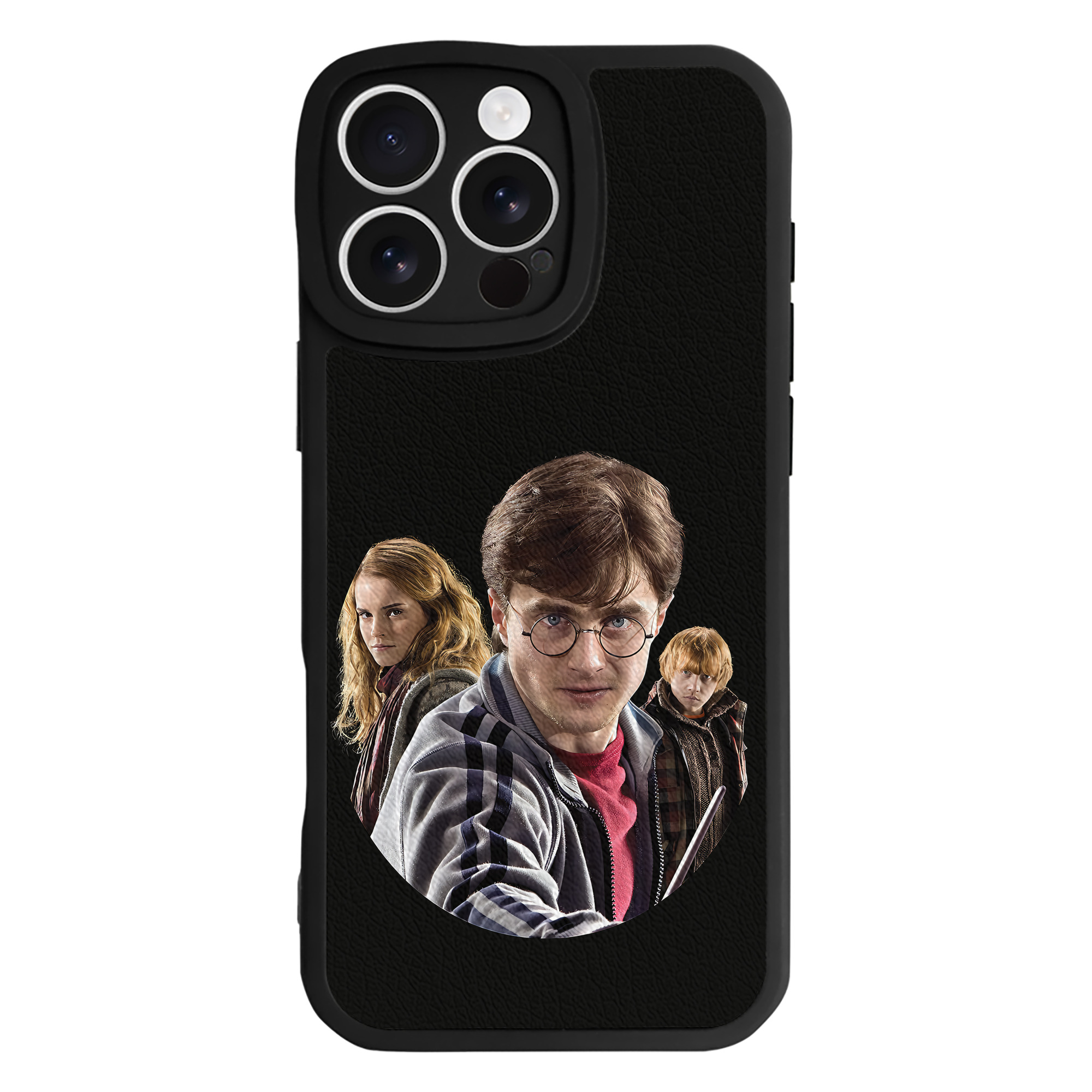 （画像用） Harry Potter ハリー・ポッターシリーズ 【iPhone 16シリーズ対応】シリコンスマホケース（レザー調） 材質：シリコン